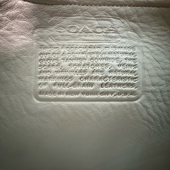 RARE UNICORN 🦄 Vintage Small Coach Federal Bag ERROR STAMP Bonnie Cashin Era - Picture 10 of 15